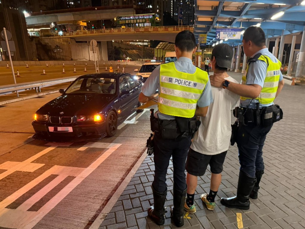 東九龍警方打擊酒駕及非法賽車 拘捕七名司機包括兩名涉危駕者
