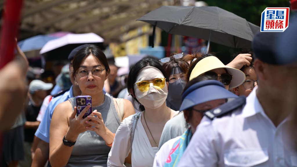天文台預測市區連日高溫達33度 或發今年首個酷熱天氣警告