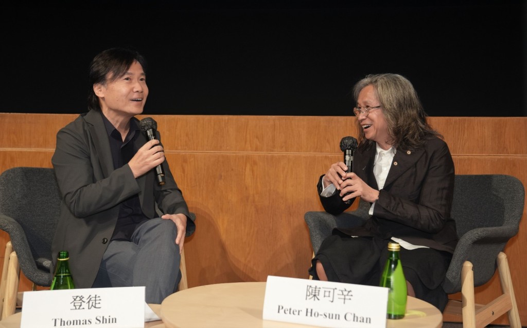 陳可辛與主持人登徒進行深度對談。