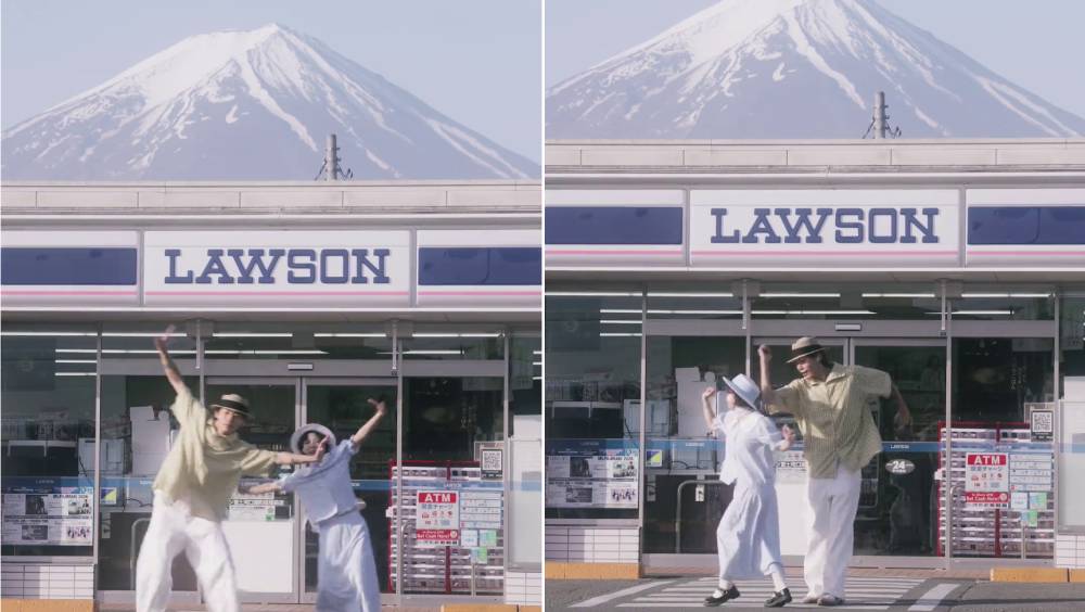 富士山Lawson前跳舞拍片 中國網紅情侶遭日本網民批評