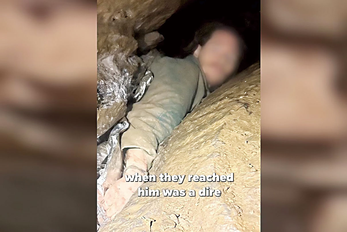 一名來自布魯克林的徒步旅行者在紐約州北部被緊急救援森林巡邏員從裂縫中救出。紐約州環境保護部