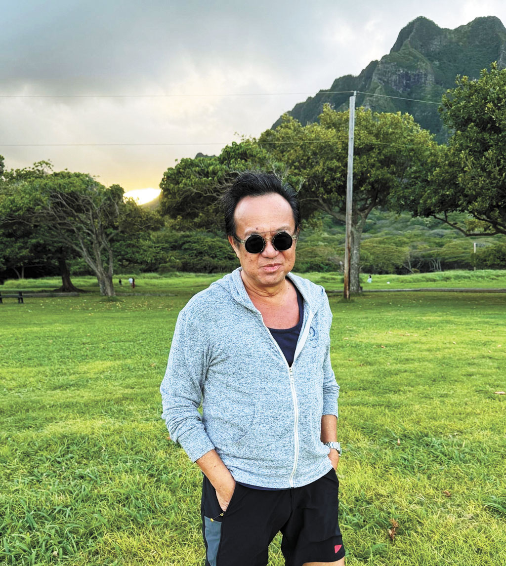 ■黃大煒目前人在夏威夷歐胡島北岸。網上圖片