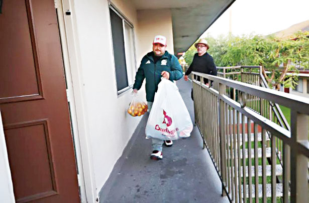 被疏散的居民最終返回位於斯坦頓的家中。洛杉磯時報