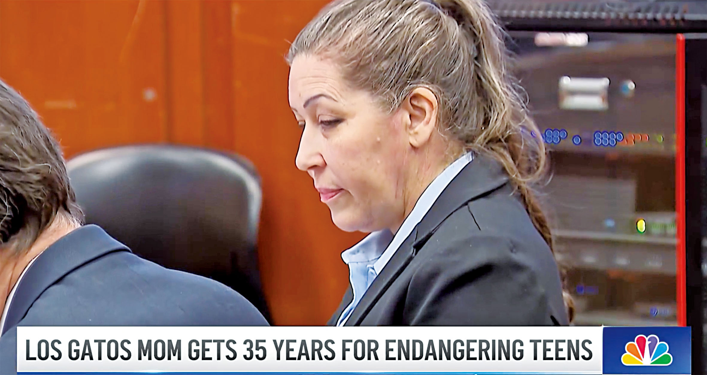 奧康奈(Shannon O’Connor)被判35年10個月刑期。NBC電視畫面