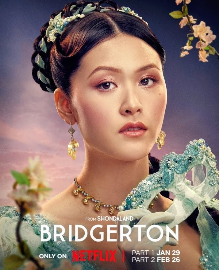 魏蒨妤憑年初熱播的Netflix劇集《柏捷頓家族:名門韻事》第4季提升知名度。