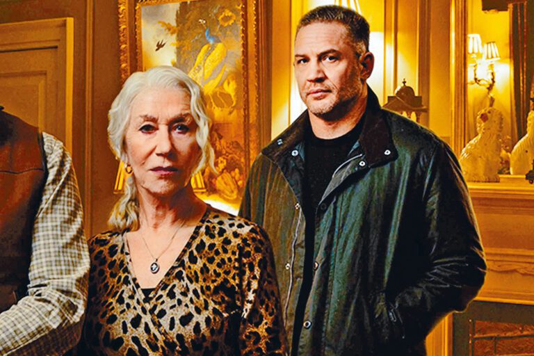海倫否認與湯哈迪不和，湯被傳因常遲到，被飛出《黑幫3》。劇照