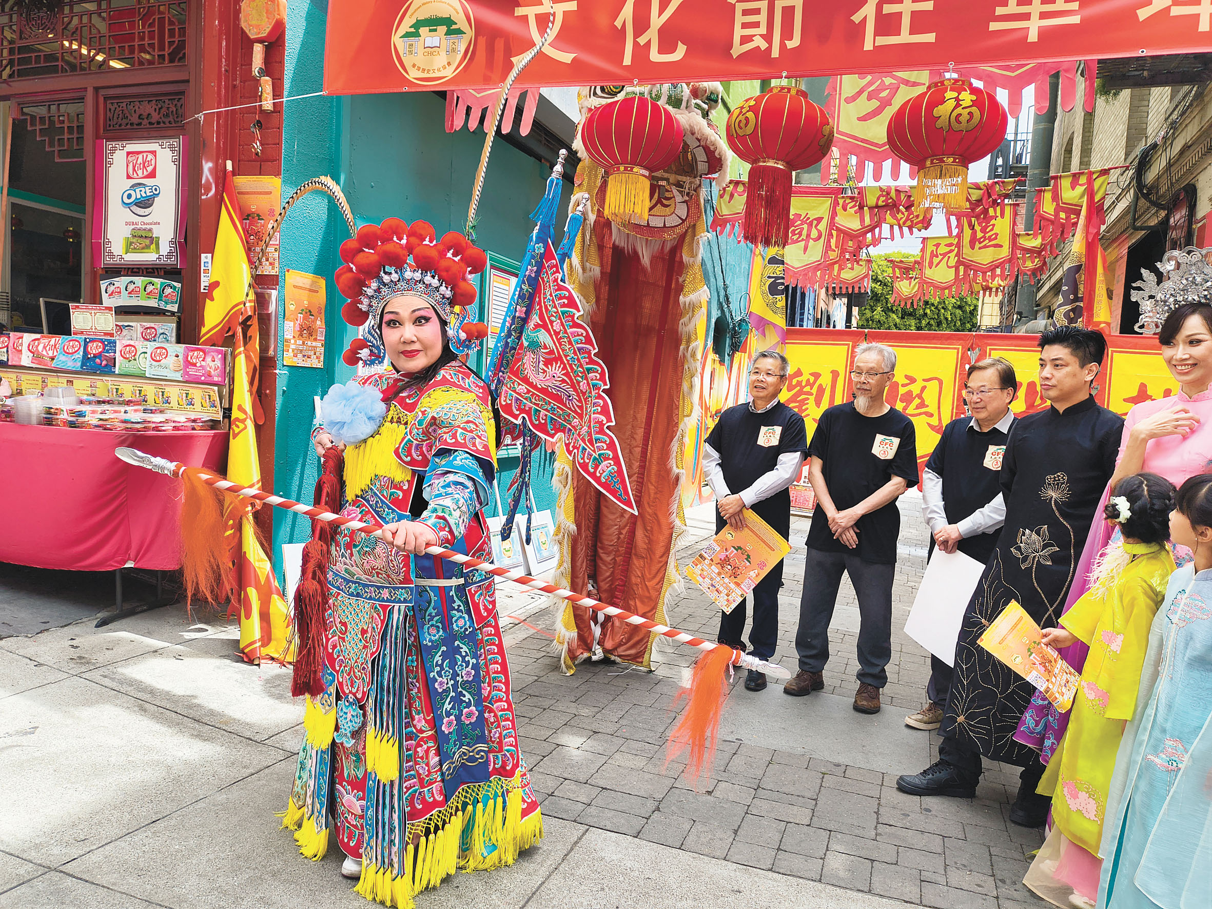八和會館的穆桂英表演。記者黃偉江攝