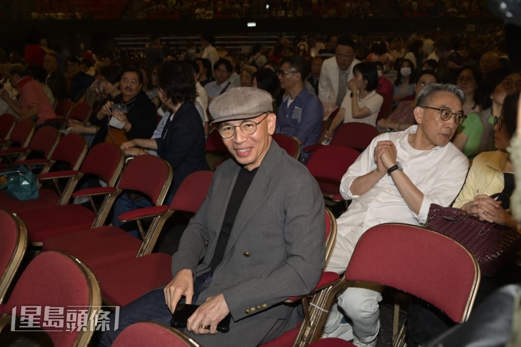 導演林超賢到場支持張德蘭。