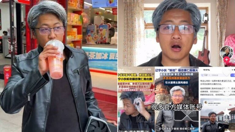 遼寧青年模仿黃仁勳爆紅 低成本裝扮影片播放量破百萬