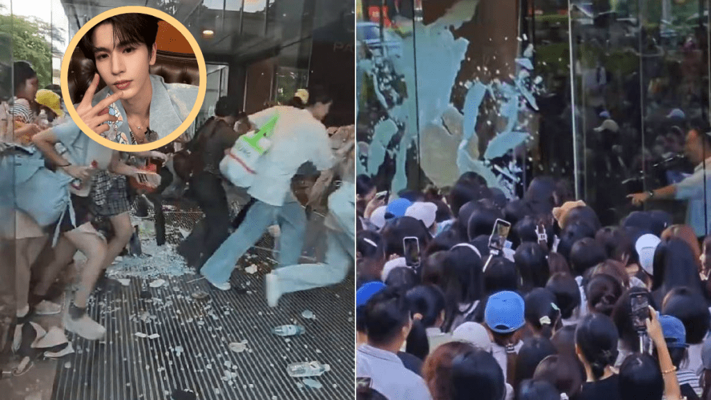 張凌赫南寧出席活動 粉絲過於踴躍擠爆商場玻璃門致5人受傷