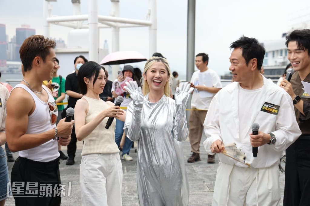 倪嘉雯對造型感到興奮。