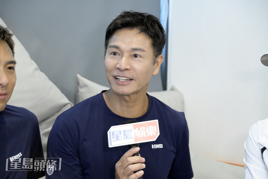 郭晉安笑言兒子在英國讀書,已叫他練習,希望將來能以父子檔參與慈善比賽表演。