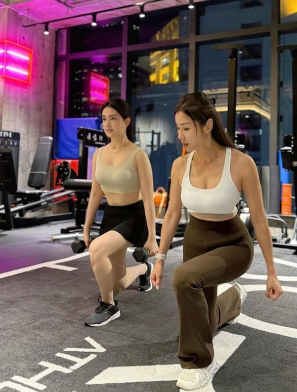 為保持最佳競技狀態,Denise持續進行嚴格的體能及肌肉鍛煉。