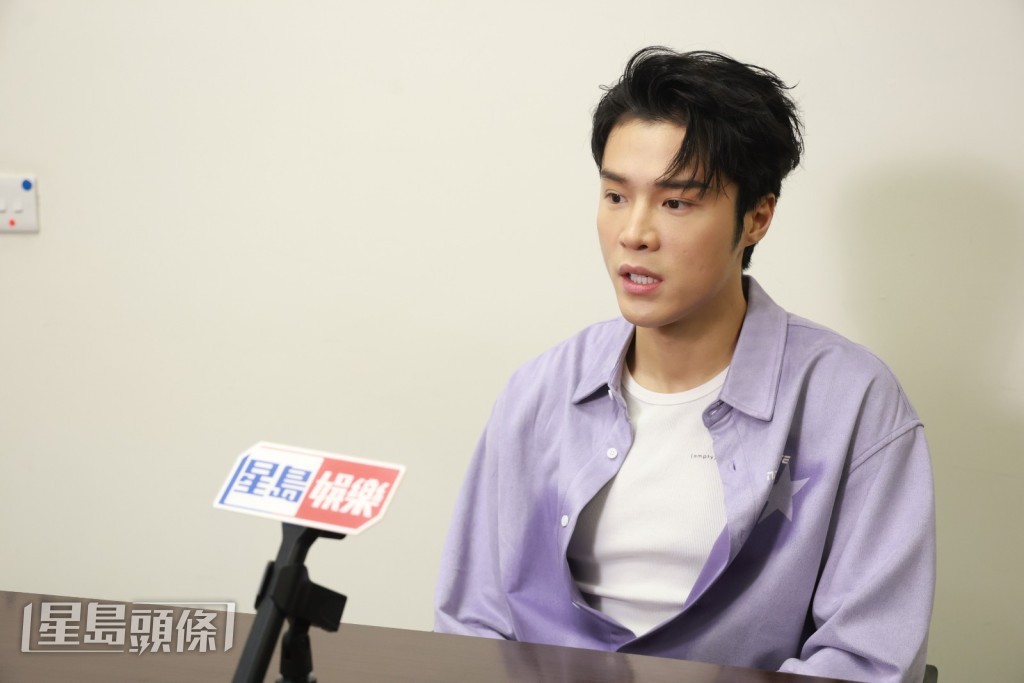 對於戀情,丁子朗坦言若拍拖,並不介意公開。