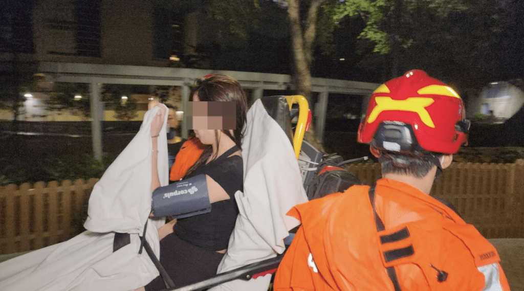 大角咀情侶爭執 女子情緒激動跳海獲救送院