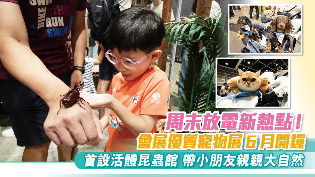 香港優質寵物用品展6月舉行 首設活體昆蟲館及爬蟲嘉年華