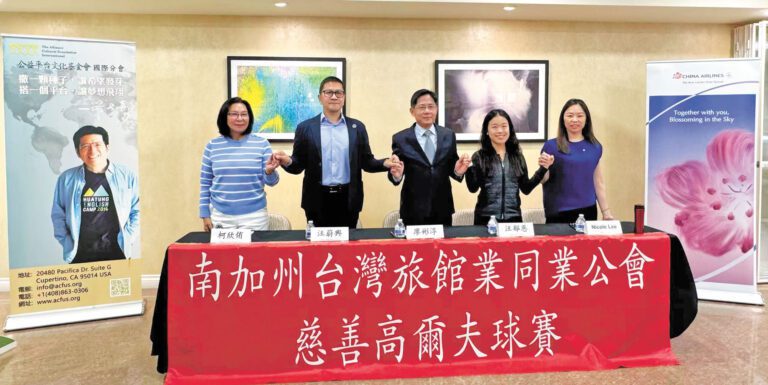 左起：柯欣侑、汪蔚興、廖彬淳、汪郁恩及Nicole Lee出席發佈會。記者陸新攝