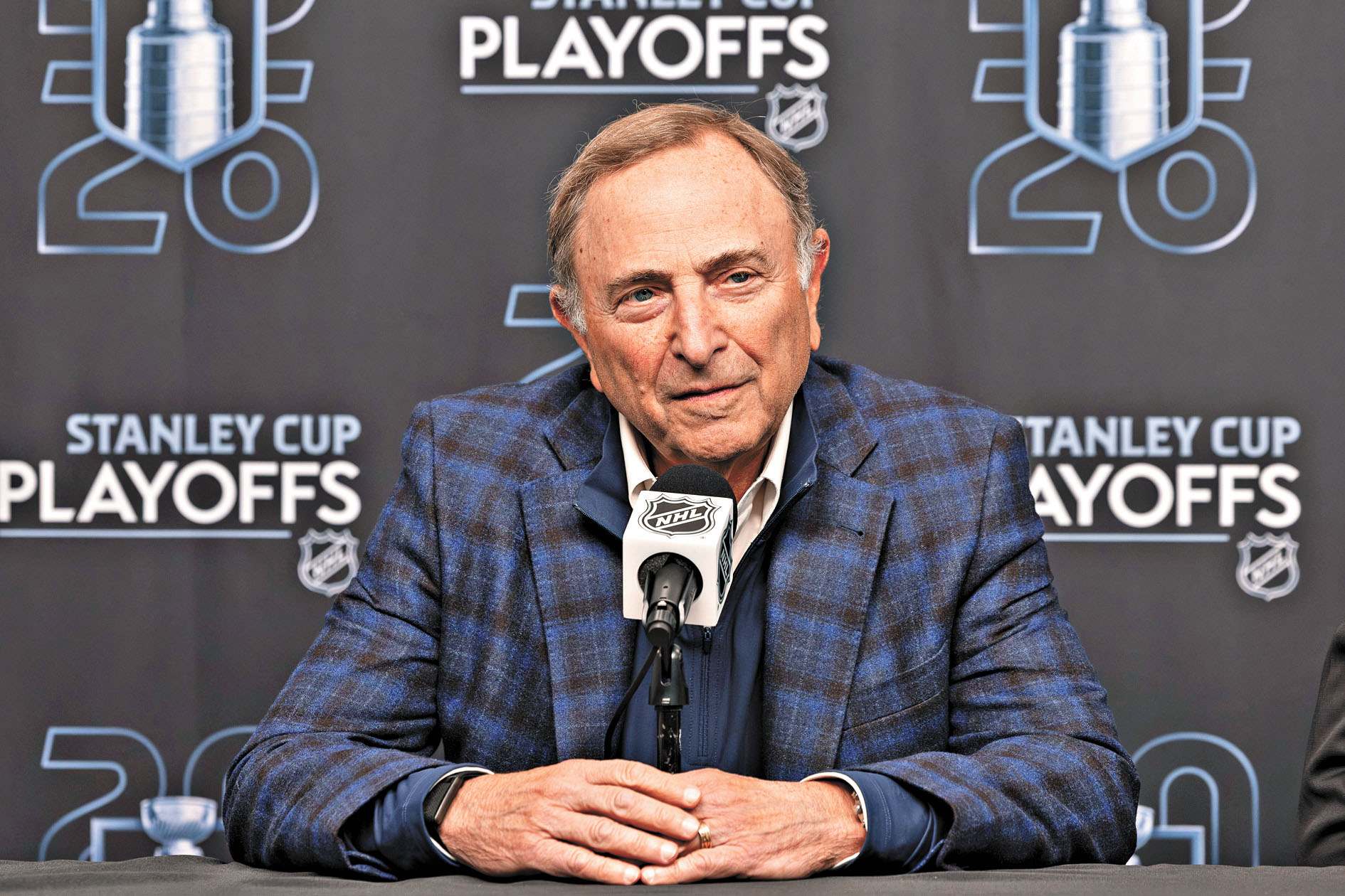 74歲的貝特曼執掌NHL已經超過30年。美聯社
