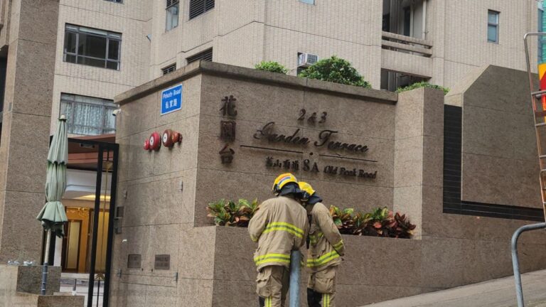 半山單位辦喜事 露台蠟燭翻倒引發火警 消防迅速救熄無人傷