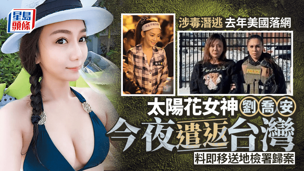 涉毒潛逃美國 太陽花學運參與者劉喬安今晚遣返回台