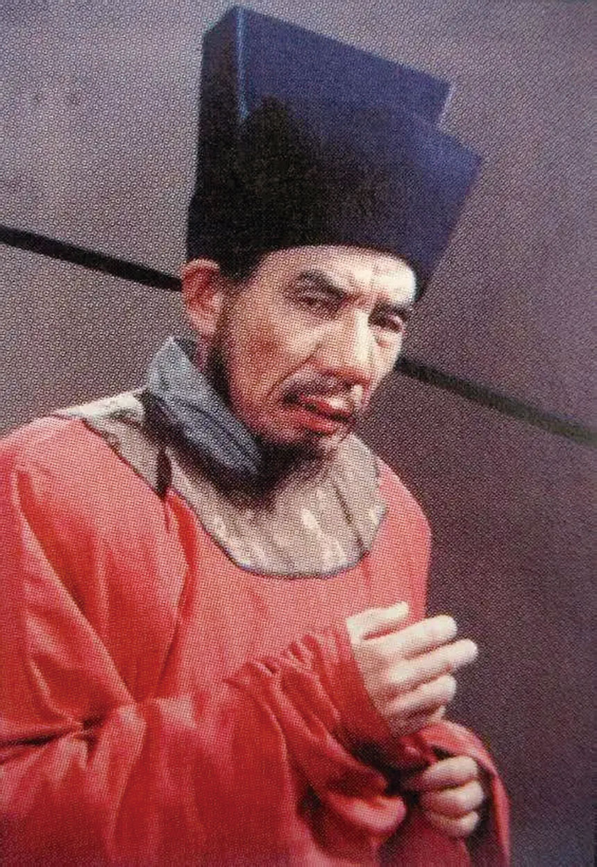 在1998版電視劇《水滸傳》中，魏宗萬飾演高俅。網上圖片
