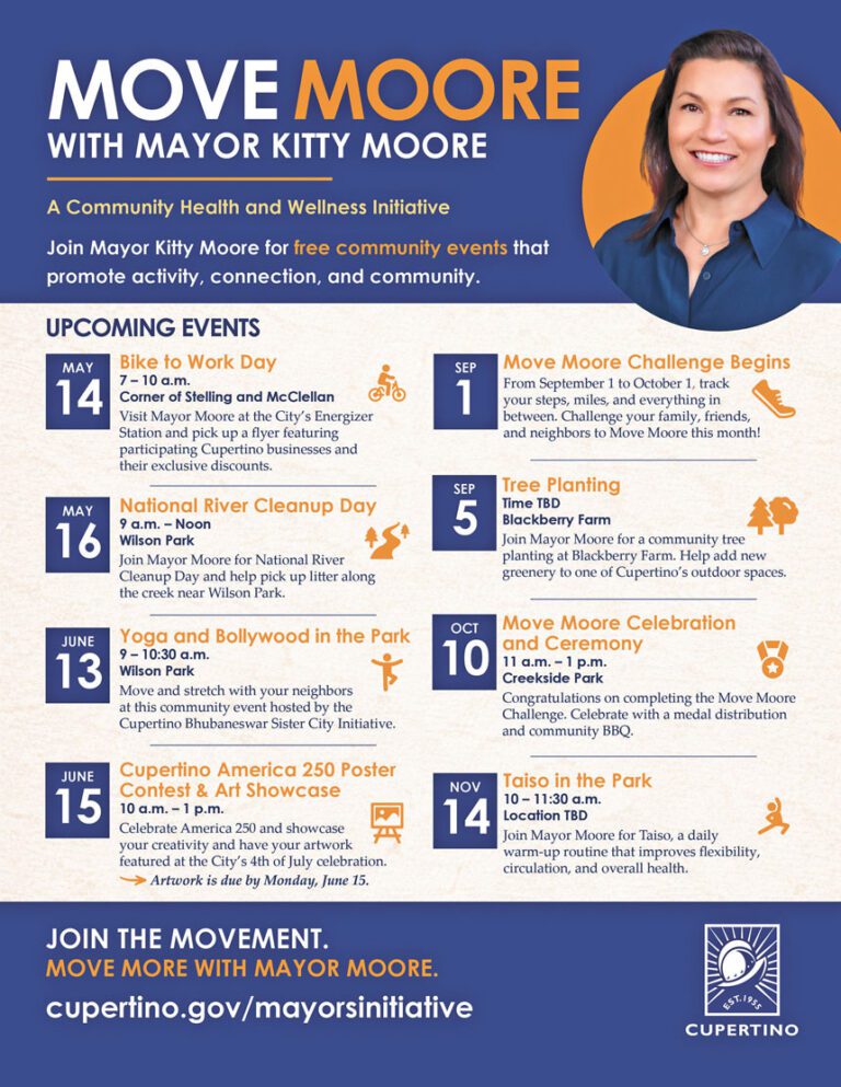 古市市長摩爾（Kitty Moore）推動「Move Moore」社區健康倡議系列免費活動。市府網站