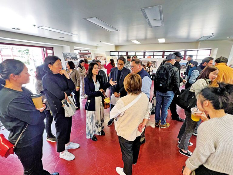 華埠改善工程開放日現場。市長辦公室提供