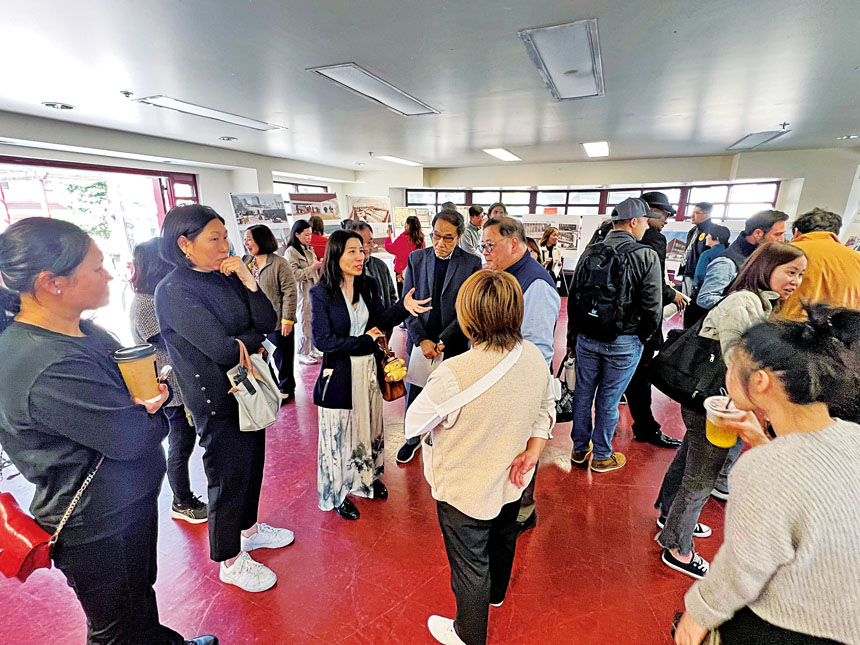 華埠改善工程開放日現場。市長辦公室提供