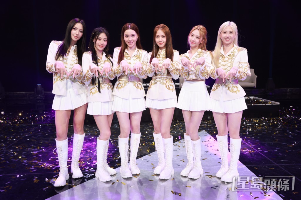(左起)喬美莎、倪樂琳、宋宛穎、莊子璇、盧映彤、倪嘉雯正式成團。
