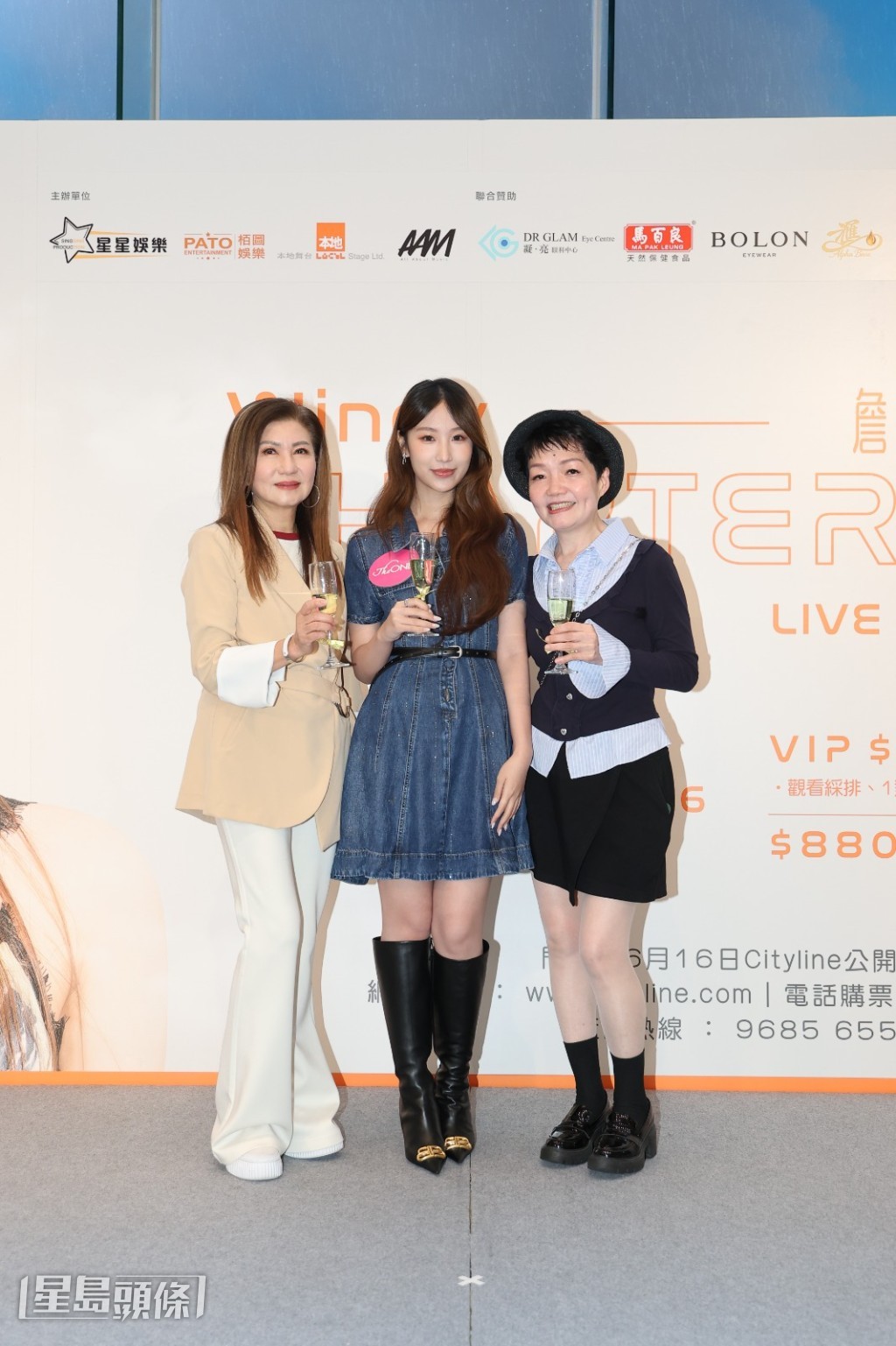 對於與樂易玲在台上的溫馨互動，Windy形容對方像媽媽一樣，常教導她努力，非常感激。