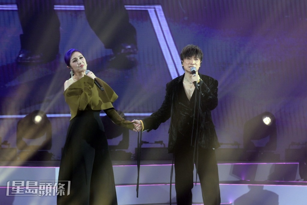 方力申早前首登紅館開唱,第二場的表演嘉賓是楊千嬅。