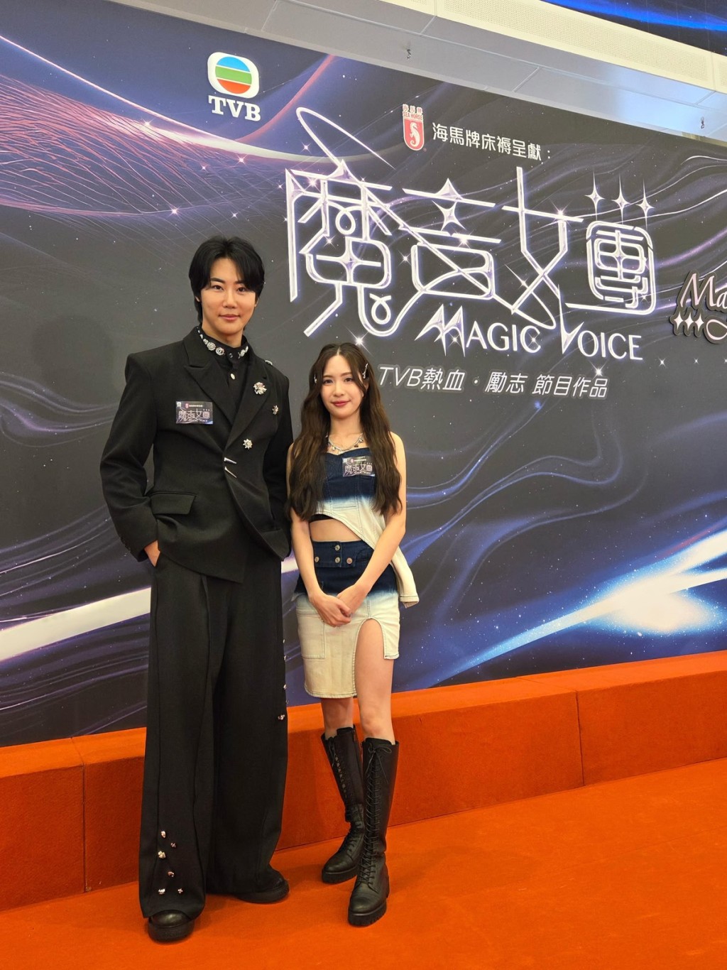 YS韓國偶像學院社長Yong Heo與香港首席舞蹈導師Lenna.T。