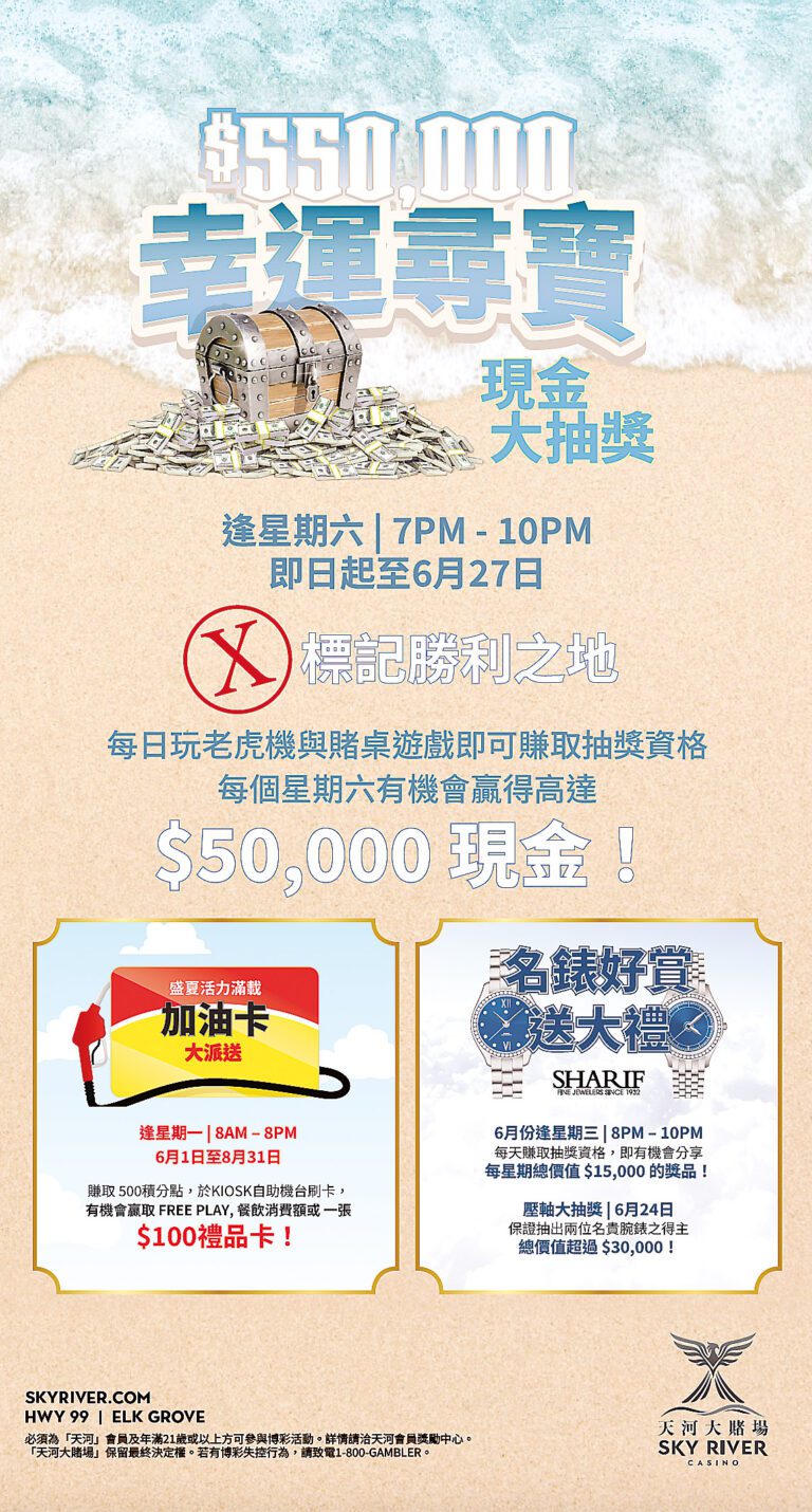 「天河大賭場」開啟盛夏推廣活動   延續 $550,000 幸運尋寶現金大抽獎
