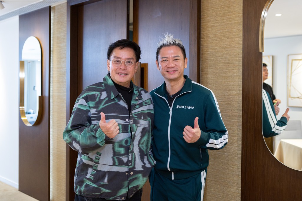 校長與著名排舞師Sunny Wong。