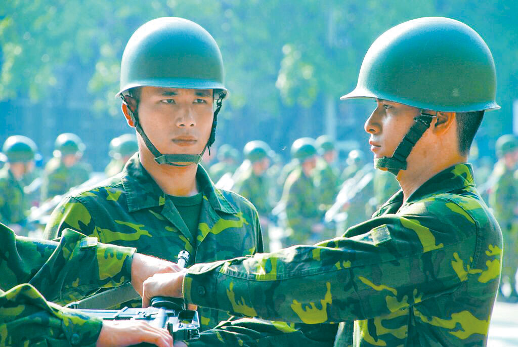 ■傅子純在2010年演出軍旅劇《新兵日記》知名度大開。網上圖片