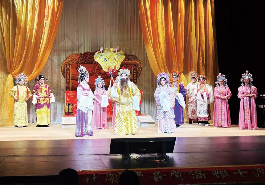 《帝女花》演出現場。