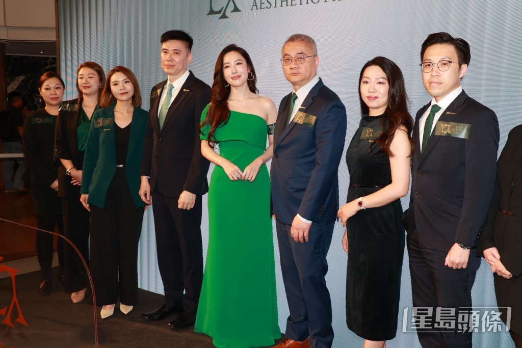 李施嬅今日出席美容品牌代言人發佈會。