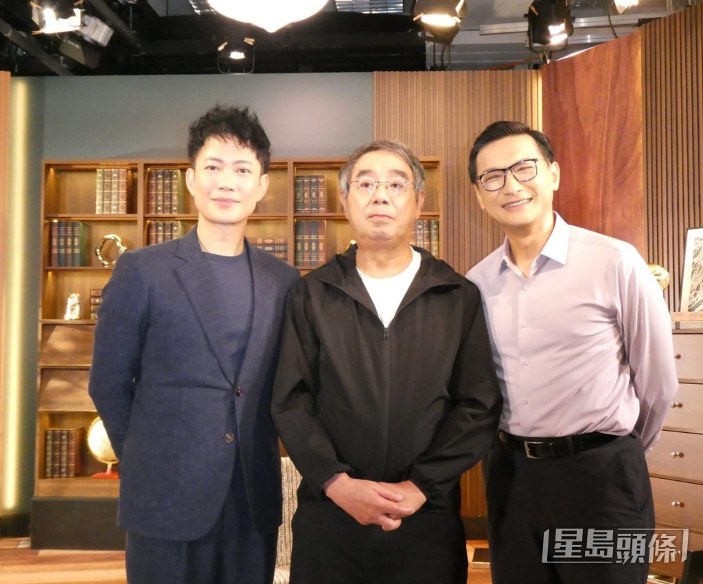 鄭家成、陳錦鴻與主持人敖嘉年合照。