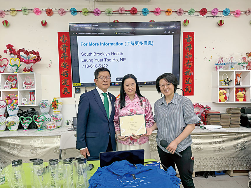 陳學理參加講座並頒獎。