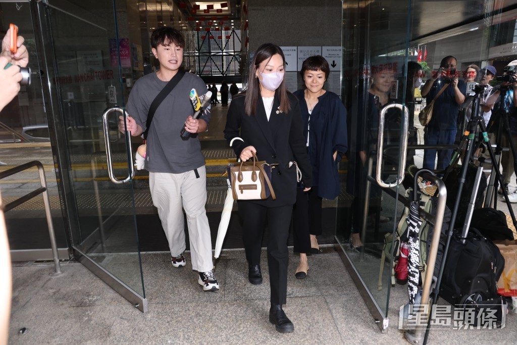 余思敏離開時未有回應記者提問。