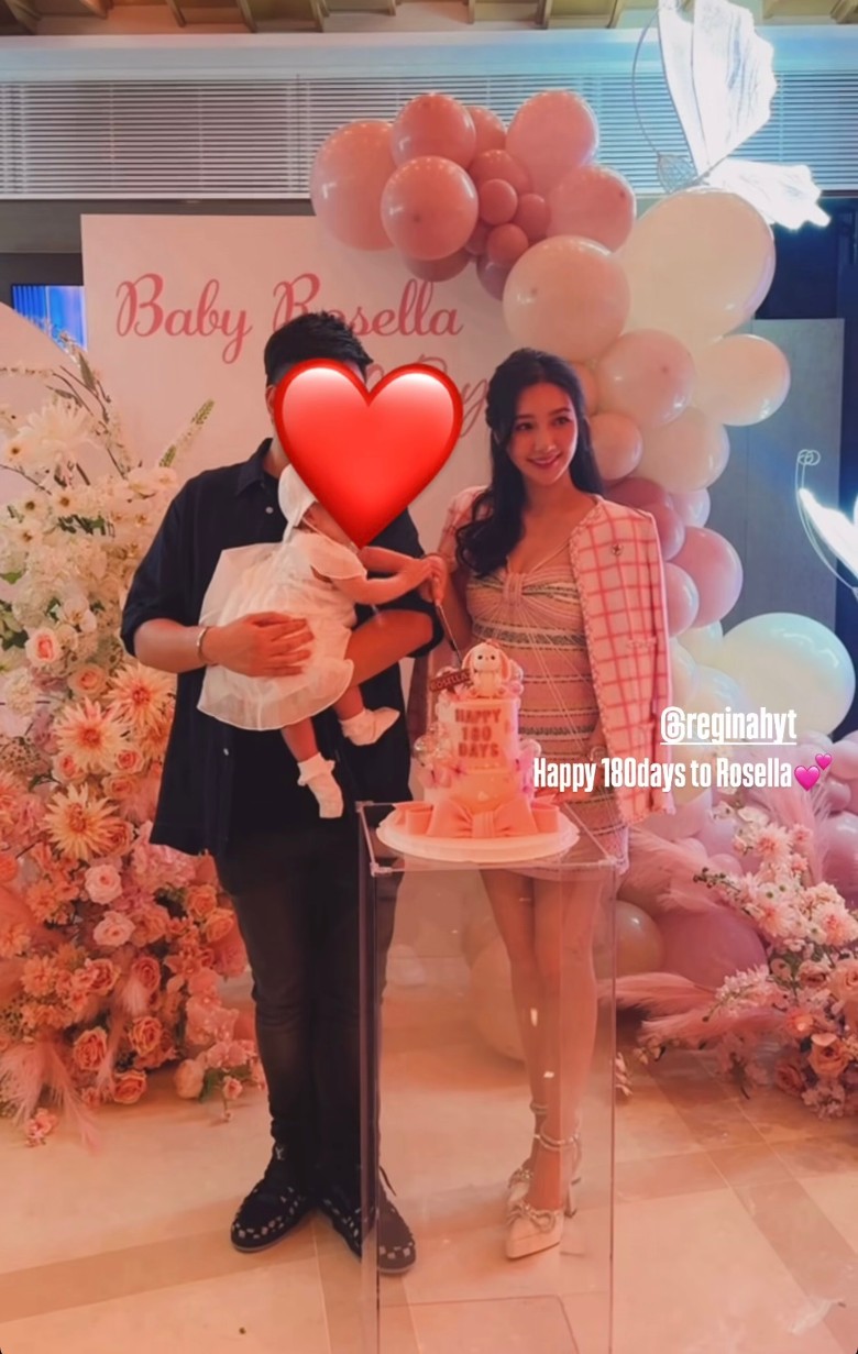 何依婷未有公開丈夫的正面樣貌。
