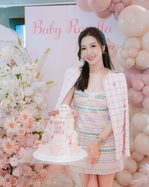 何依婷產後迅速修身。