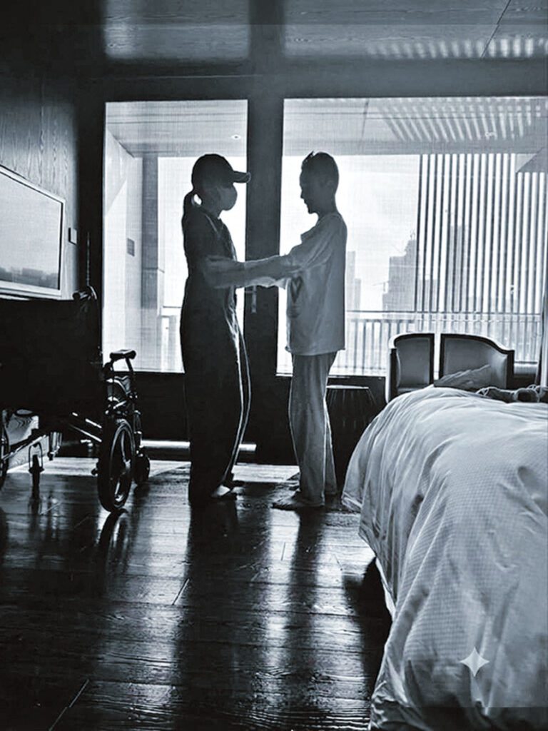 ■彭秀慧在吳文忻人生最後階段一直陪伴在旁。