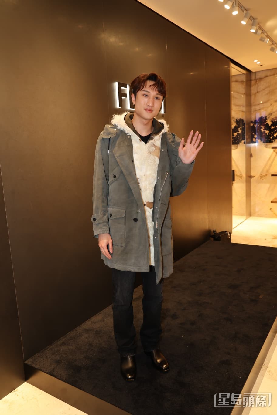 蔡俊彥堅持完成訓練後,才趕赴活動現場。