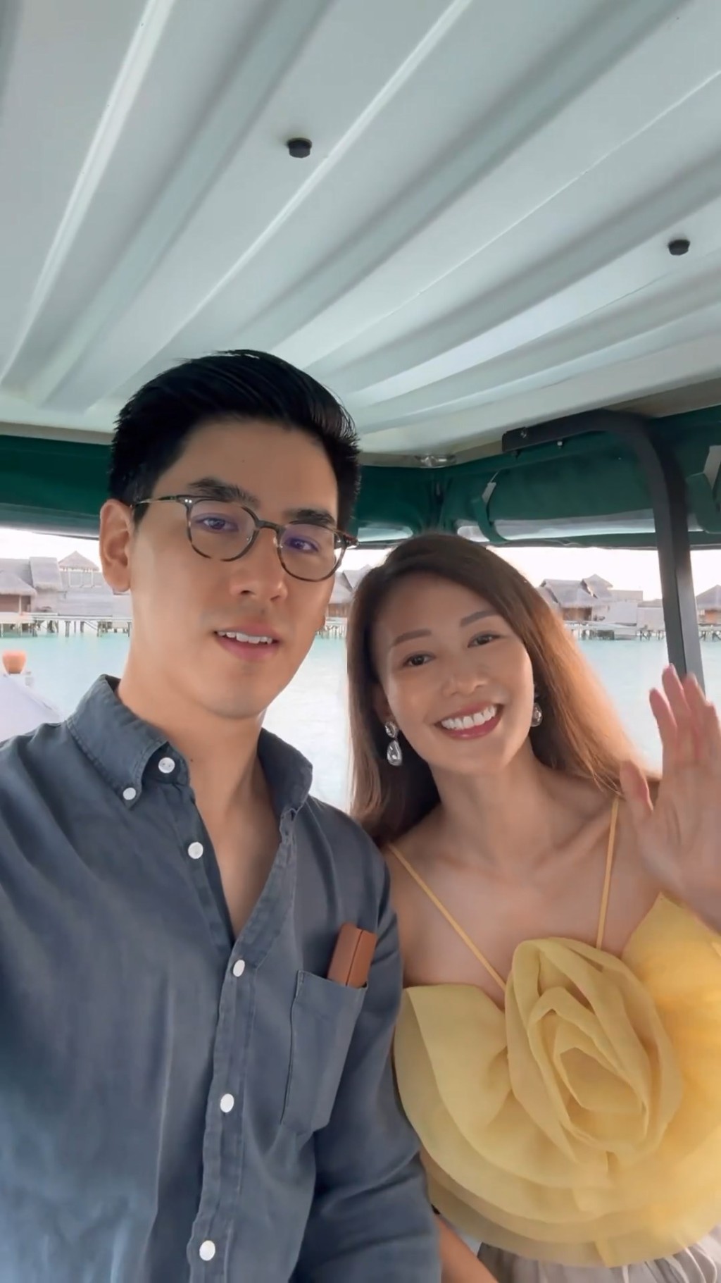 李雪瑩與老公結婚多年,一直恩愛如昔。