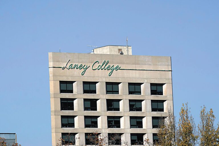 東灣萊尼學院（Laney）與梅里特學院（Merritt）將於明年合併，圖為萊尼學院。美聯社資料圖