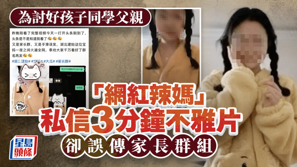 湖北小學家長群組誤傳不雅影片 涉事女家長被指為直播主