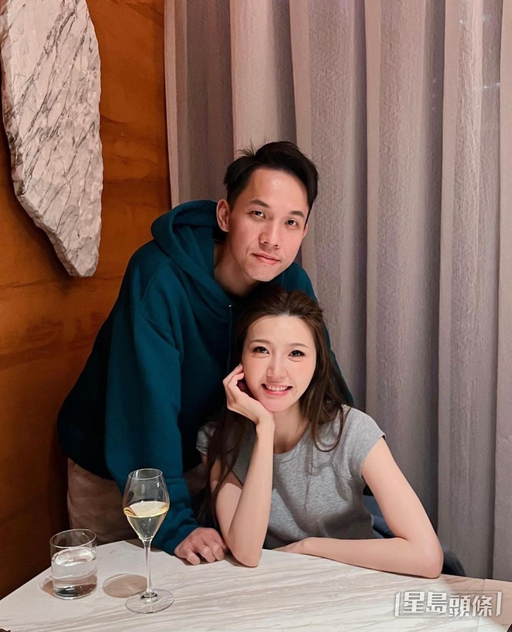 吳若希表示,不擔心因工作而被老公詐型。