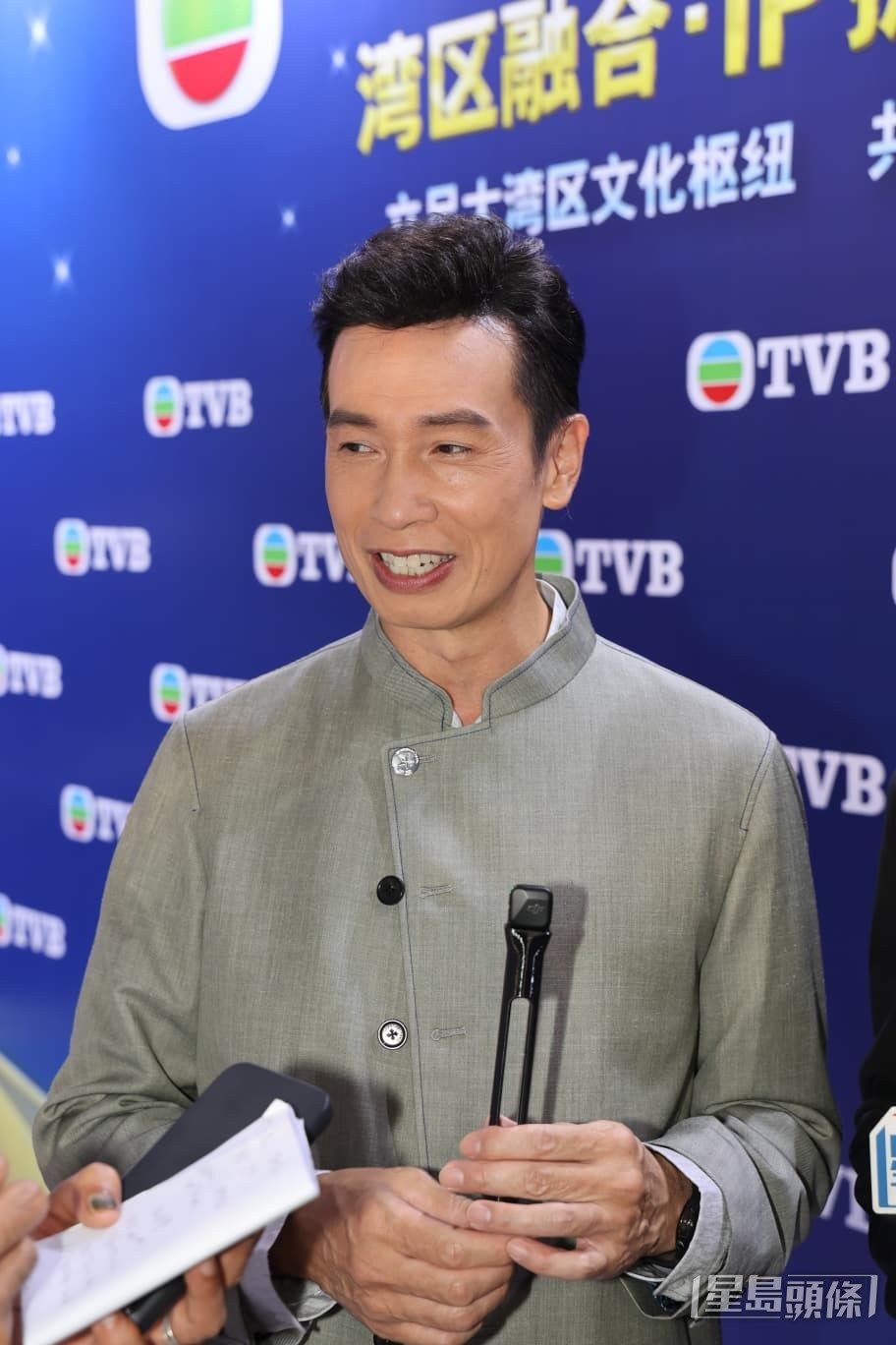 陳豪解釋陳茵媺貼出結婚周年單人照的原因。