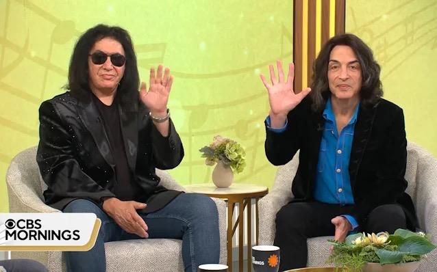 搖滾樂隊KISS的Gene Simmons(左)與Paul Stanley 同樣獲選入作曲家名人堂。